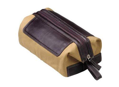 Toiletry Kit Color: Tan / Black