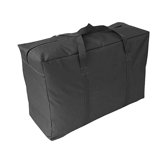 Extra Large Black Handy Storage Bag Home Organizer Travel Duffle Cargo Bag Tote