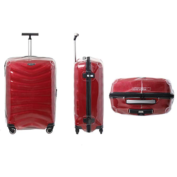 Luggage Protective Cover for Samsonite Firelite PVC Transparent Clear Travel Suitcase Trolley Case Cover Protector