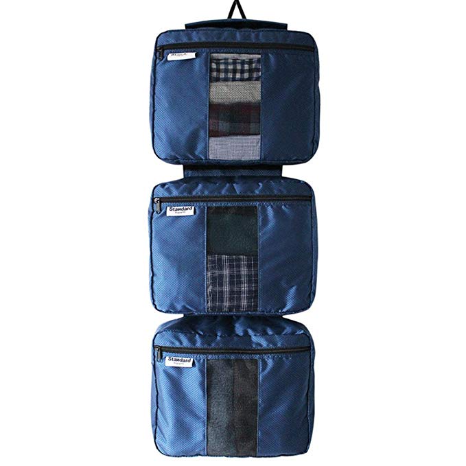 Hanging Packing Cubes - 3pcs Organizer Set for Luggage and Travel