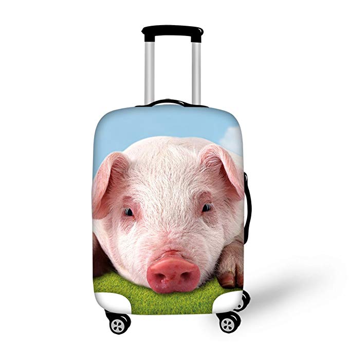 Travel Luggage Covers,JBS No.1 Pig Suitcase Protective Cover Fits 18”-30”