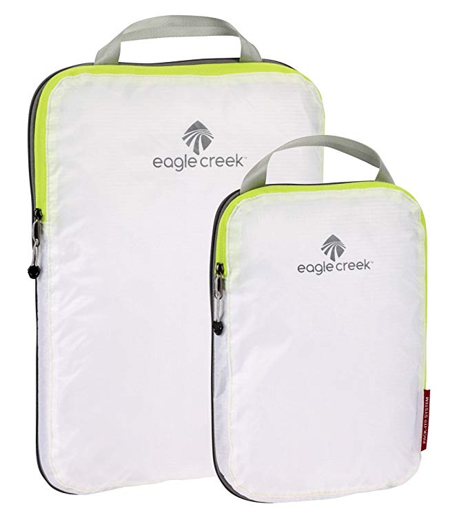 Eagle Creek Pack It Specter Compression Cube Set, White/Strobe, 2 Pack