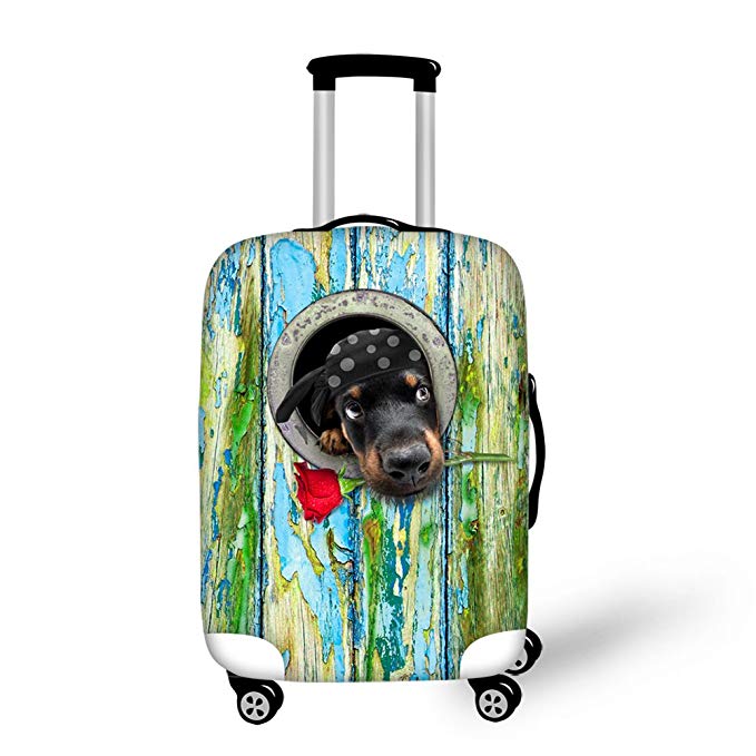 Travel Luggage Protective Covers,JBS No.1 Cute Dogs Suitcase Protective Cover Fits 18”-30”