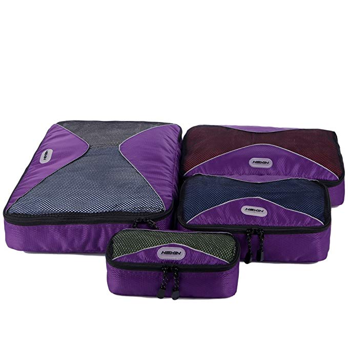 HEXIN Travel Packing Cube 3 Set Durable Packing Organizer