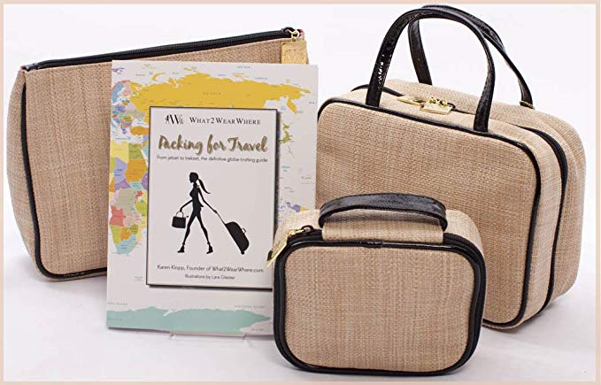 What2WearWhere Travel Bags with Packing for Travel Book