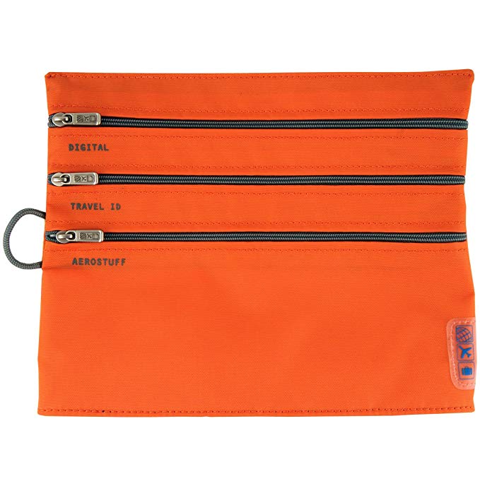 Flight 001 Seat Pak on Board Organizing Bag, Orange