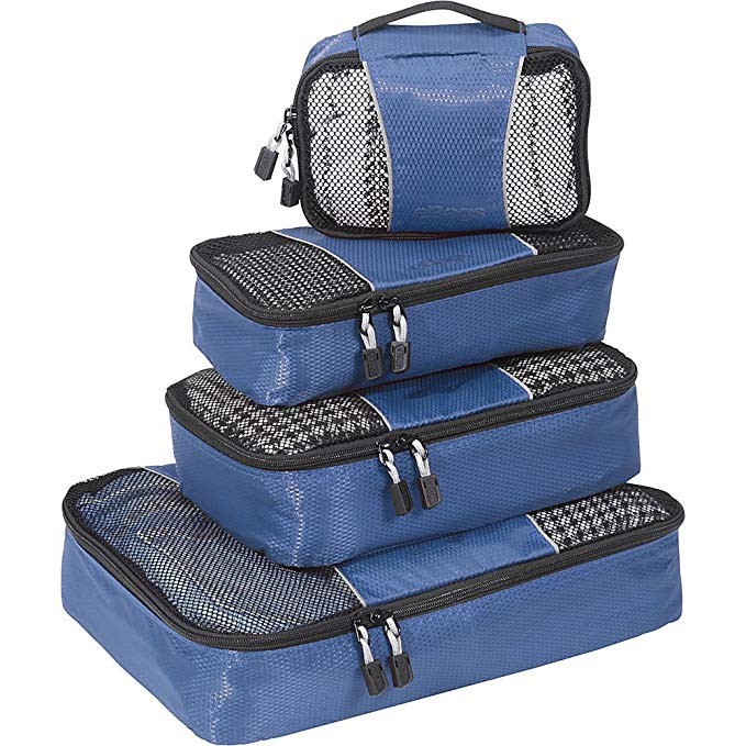 eBags Packing Cubes - 4pc Small/Med Set (Denim)