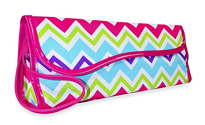 Ever Moda Chevron Flat Iron Travel Case