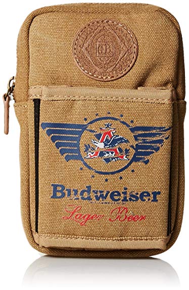 Budweiser by Buxton Men's Eagle Wings Belt Utility Pouch