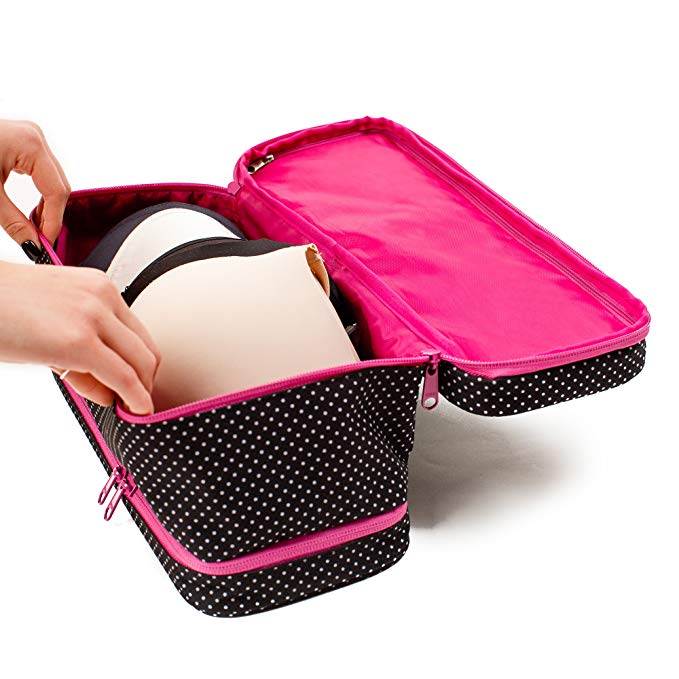 Large Travel Bra Organizer - Versatile Storage Bag For Women On Travel