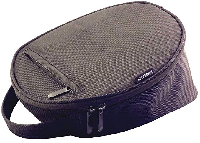 JetPaks.net HatPak Uniform Hat and Cap Travel Carrying Case - Multiple Sizes - Black