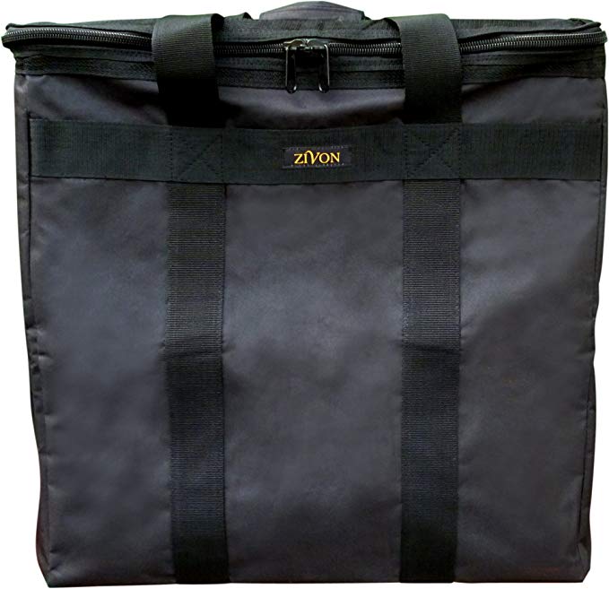 Zivon Travel Bag Balikbayan Box Cover Bag Zippered Heavy Duty in Black Color