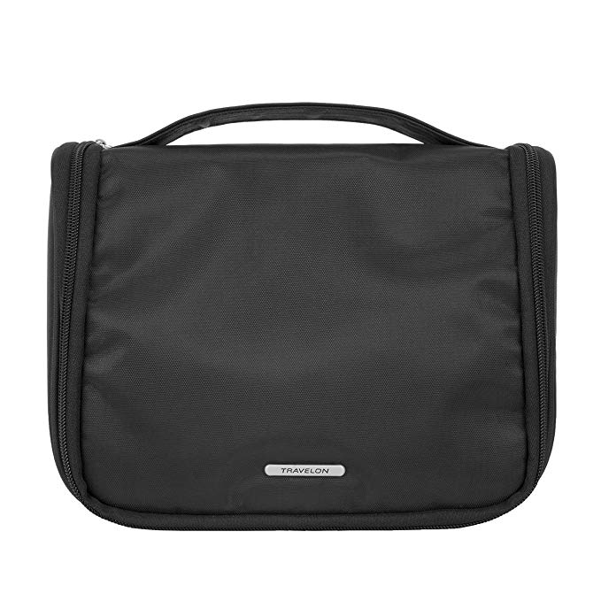 Travelon Essential Hanging Toiletry Kit, Black