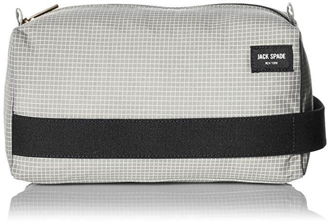 Jack Spade Men's Packable Graph Check Toiletry Kit