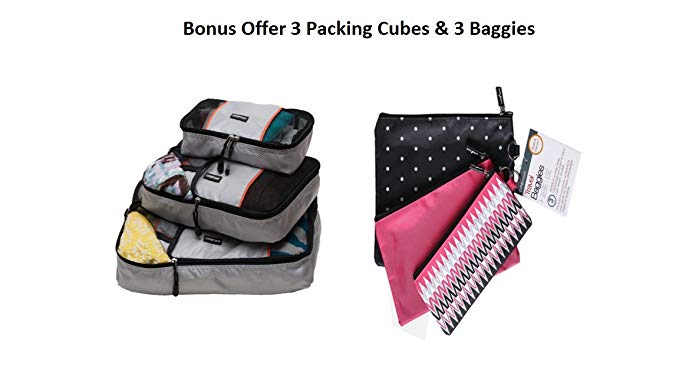 ORB Travel 3pc Packing Cubes travel organizing system luggage storage pack set