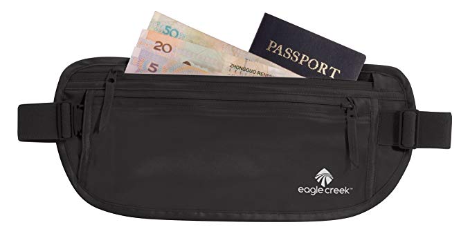 Eagle Creek Silk Undercover Money Belt, Black