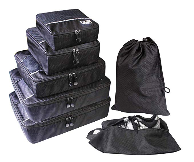 Packing Cubes,Travel Luggage Organizer,Suitcase Organizers Luggage Organizer Packing Cubes Suitcase Organizer 7 pcs